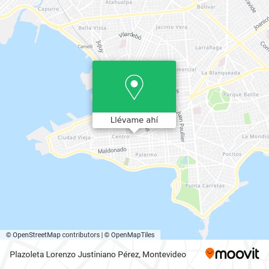 Mapa de Plazoleta Lorenzo Justiniano Pérez