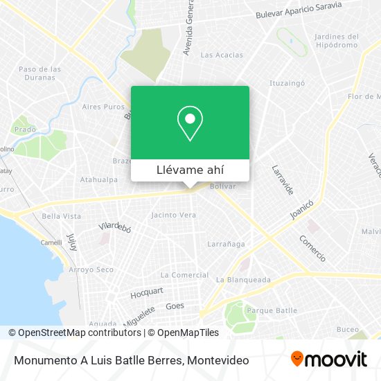 Mapa de Monumento A Luis Batlle Berres