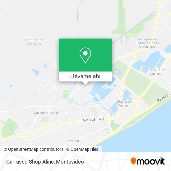 Mapa de Carrasco Shop Aliné