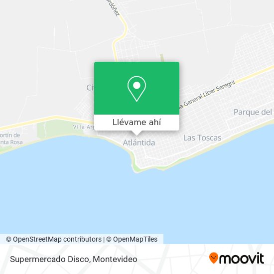 Mapa de Supermercado Disco