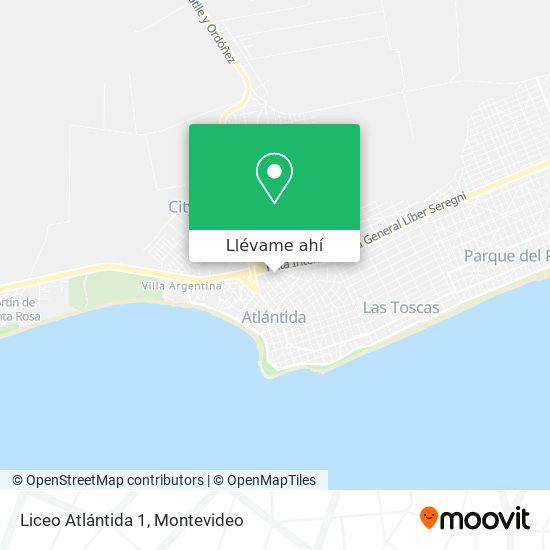 Mapa de Liceo Atlántida 1