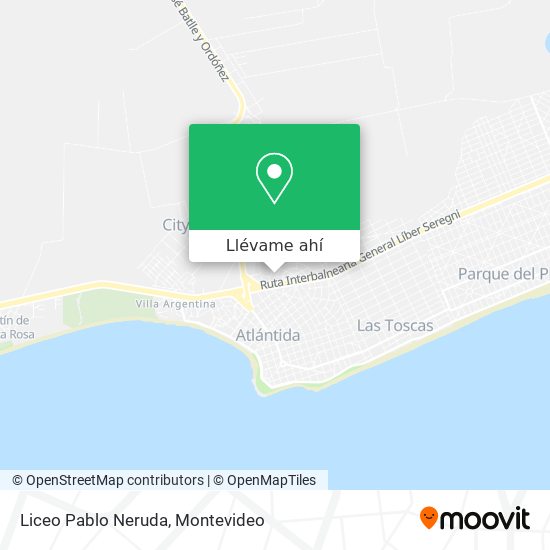 Mapa de Liceo Pablo Neruda