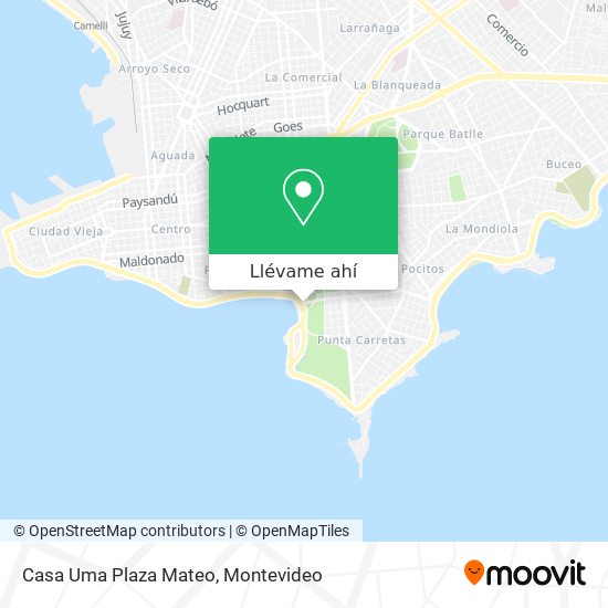 Mapa de Casa Uma Plaza Mateo