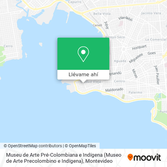 Mapa de Museu de Arte Pré-Colombiana e Indígena (Museo de Arte Precolombino e Indígena)
