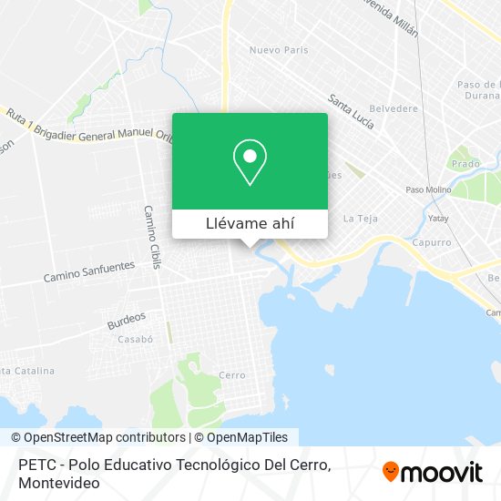 Mapa de PETC - Polo Educativo Tecnológico Del Cerro