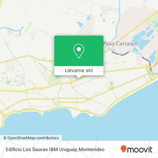 Mapa de Edificio Los Sauces IBM Uruguay