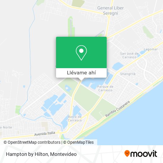 Mapa de Hampton by Hilton
