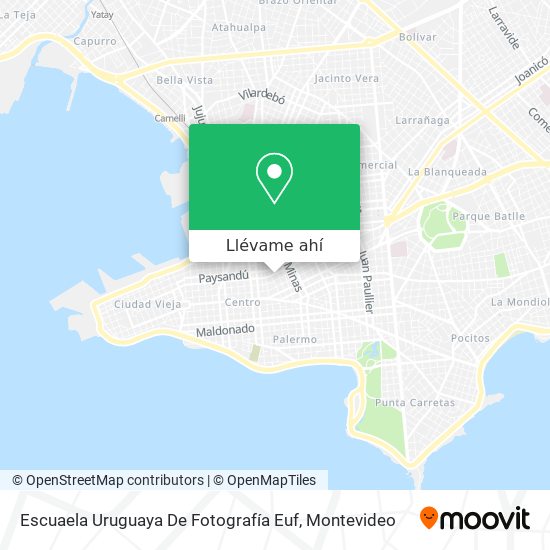 Mapa de Escuaela Uruguaya De Fotografía Euf