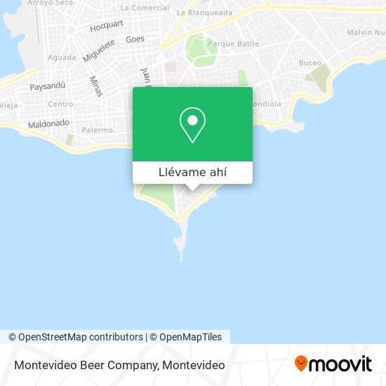 Mapa de Montevideo Beer Company