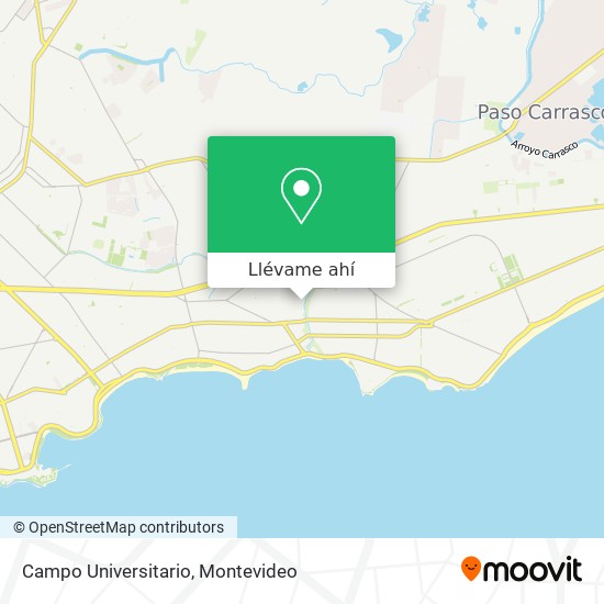 Mapa de Campo Universitario