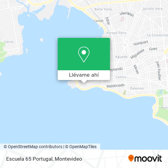 Mapa de Escuela 65 Portugal