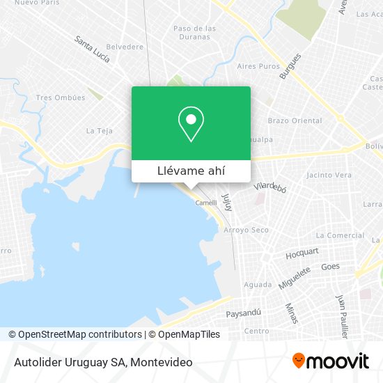 Mapa de Autolider Uruguay SA