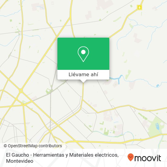 Mapa de El Gaucho - Herramientas y Materiales electricos