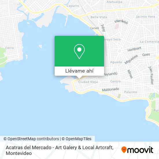 Mapa de Acatras del Mercado - Art Galery & Local Artcraft