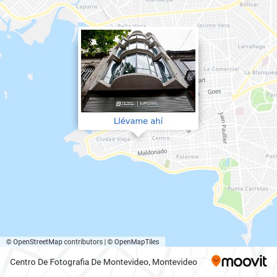 Mapa de Centro De Fotografia De Montevideo