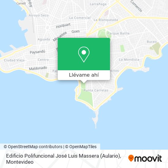 Mapa de Edificio Polifuncional José Luis Massera (Aulario)