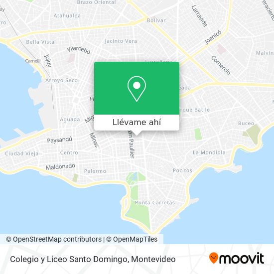 Mapa de Colegio y Liceo Santo Domingo