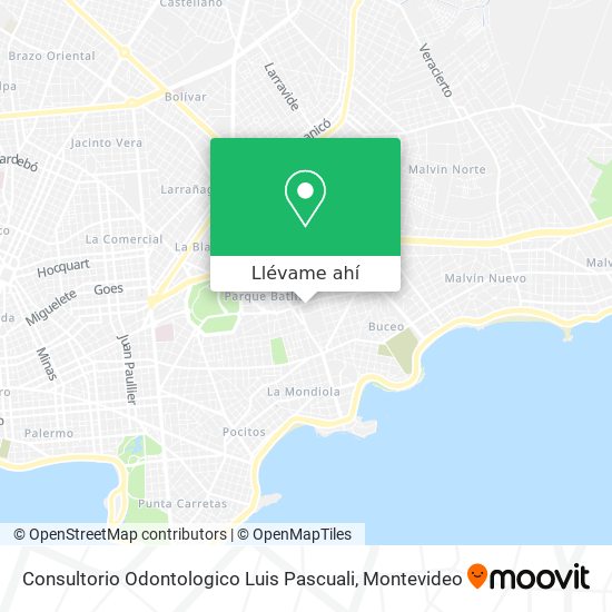 Mapa de Consultorio Odontologico Luis Pascuali