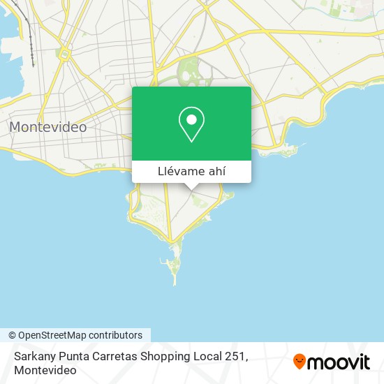 Mapa de Sarkany Punta Carretas Shopping Local 251