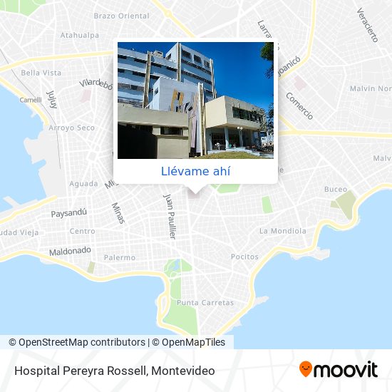 Mapa de Hospital Pereyra Rossell