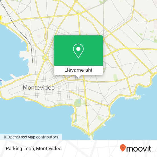 Mapa de Parking León