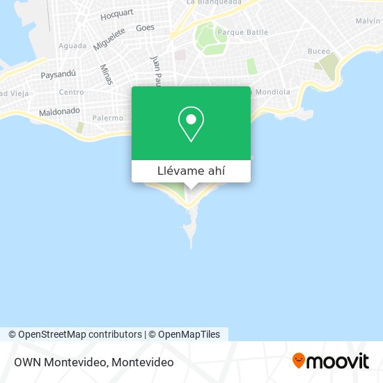 Mapa de OWN Montevideo