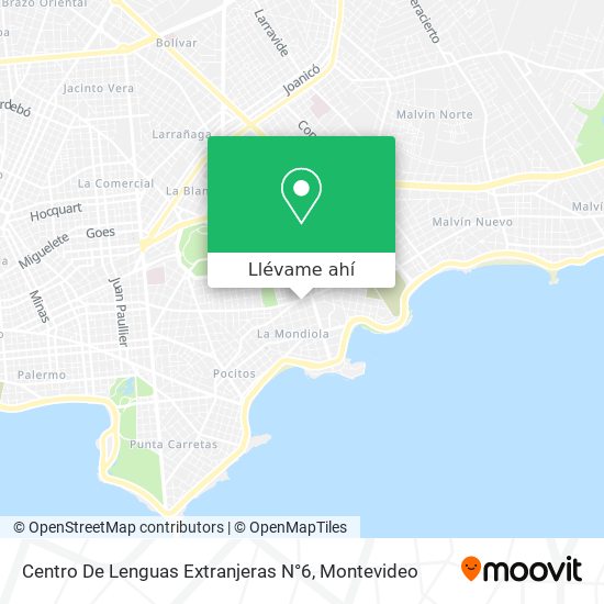 Mapa de Centro De Lenguas Extranjeras N°6