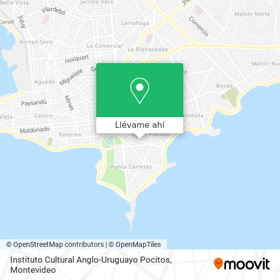 Mapa de Instituto Cultural Anglo-Uruguayo Pocitos