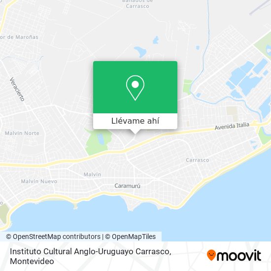 Mapa de Instituto Cultural Anglo-Uruguayo Carrasco