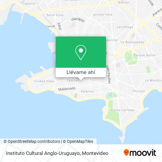 Mapa de Instituto Cultural Anglo-Uruguayo