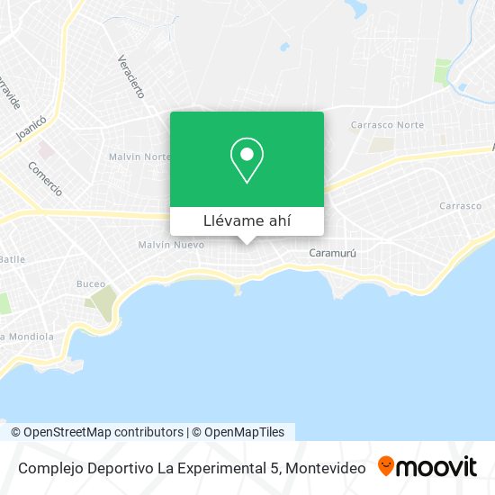 Mapa de Complejo Deportivo  La Experimental 5