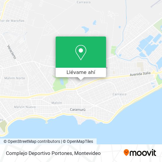 Mapa de Complejo Deportivo Portones