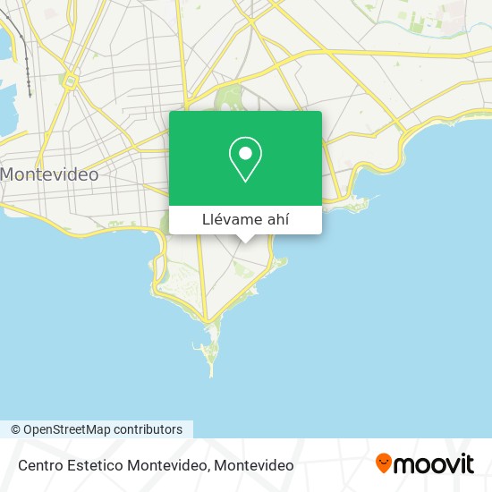 Mapa de Centro Estetico Montevideo