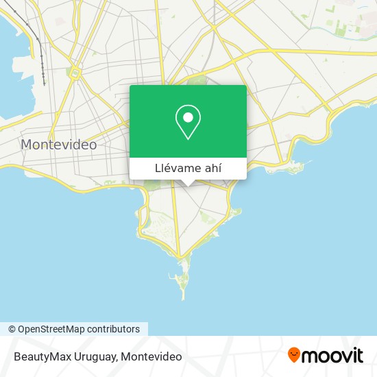 Mapa de BeautyMax Uruguay