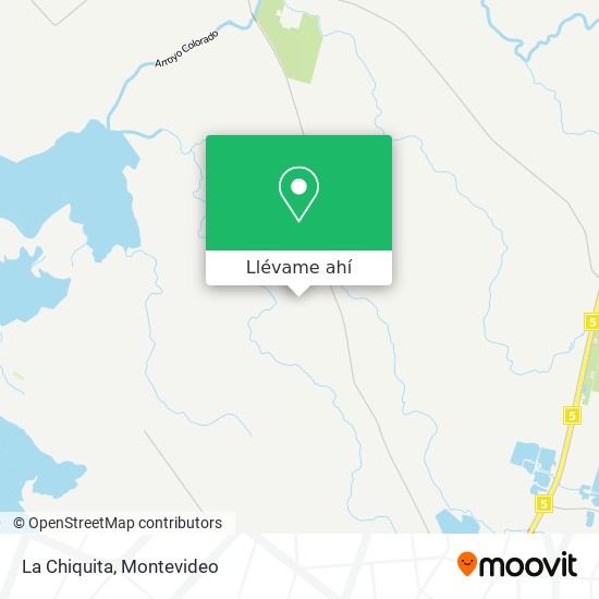 Mapa de La Chiquita