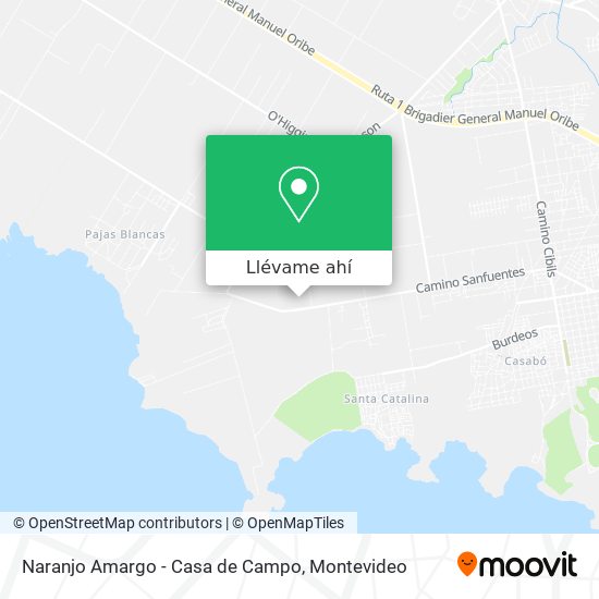 Mapa de Naranjo Amargo - Casa de Campo