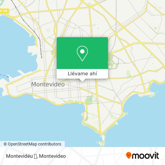 Mapa de Montevidéu 👌