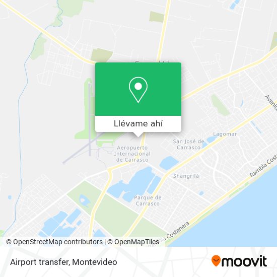 Mapa de Airport transfer