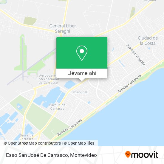 Mapa de Esso San José De Carrasco