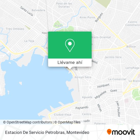 Mapa de Estacion De Servicio Petrobras