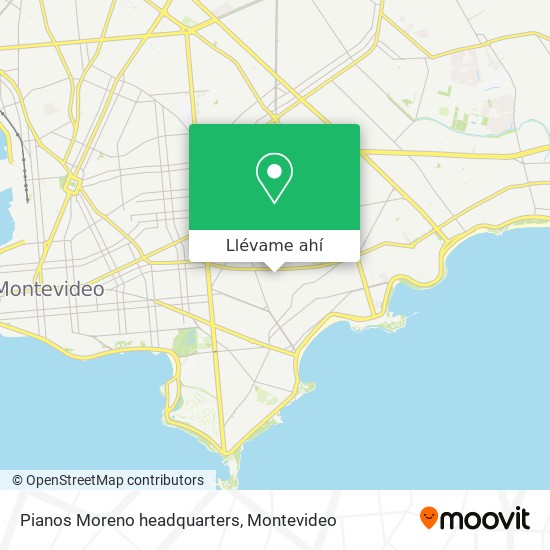 Mapa de Pianos Moreno headquarters