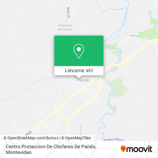 Mapa de Centro Proteccion De Choferes De Pando