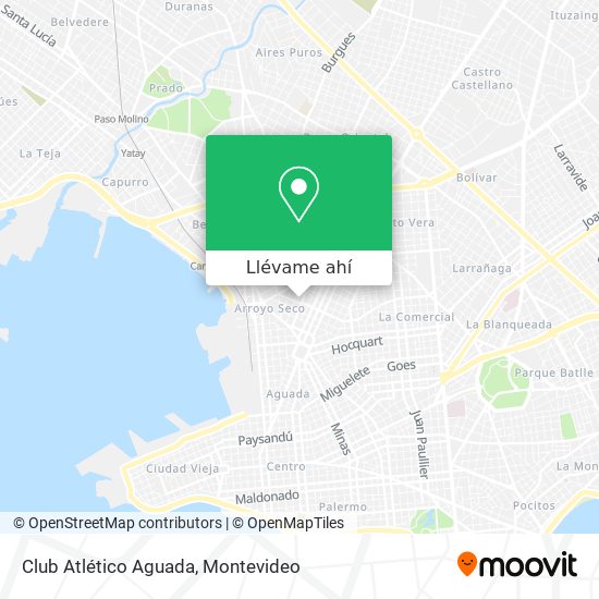 Mapa de Club Atlético Aguada