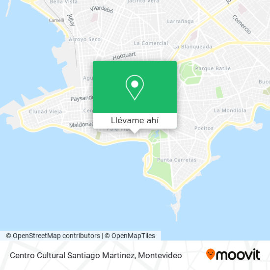 Mapa de Centro Cultural Santiago Martinez