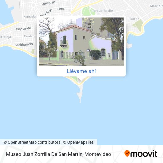 Mapa de Museo Juan Zorrilla De San Martin