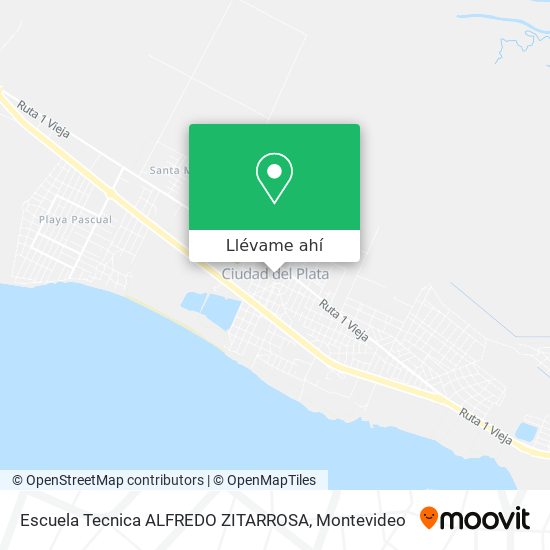 Mapa de Escuela Tecnica  ALFREDO ZITARROSA