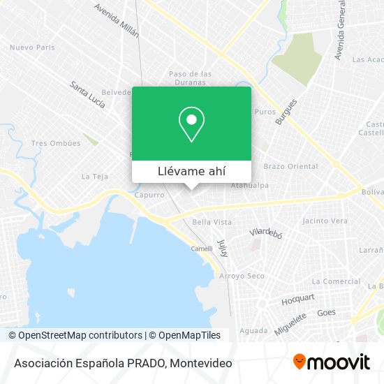 Mapa de Asociación  Española PRADO