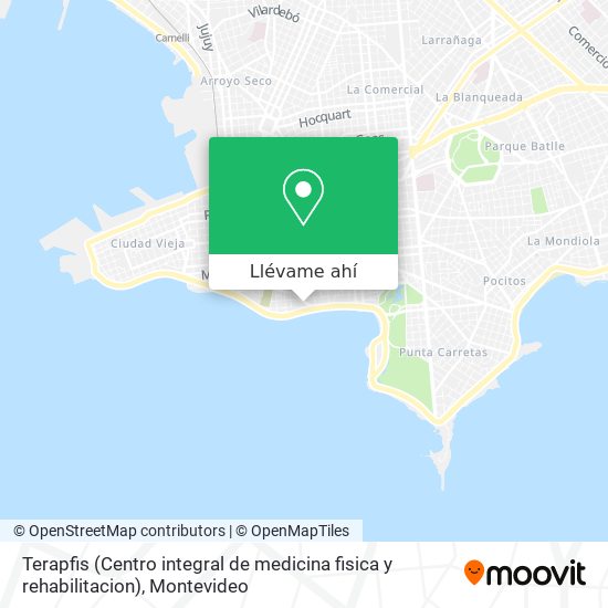 Mapa de Terapfis (Centro integral de medicina fisica y rehabilitacion)