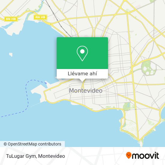 Mapa de TuLugar Gym