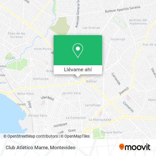 Mapa de Club Atlético Marne